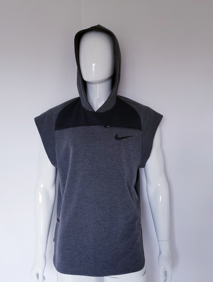 nike basketball sleeveless hoodie